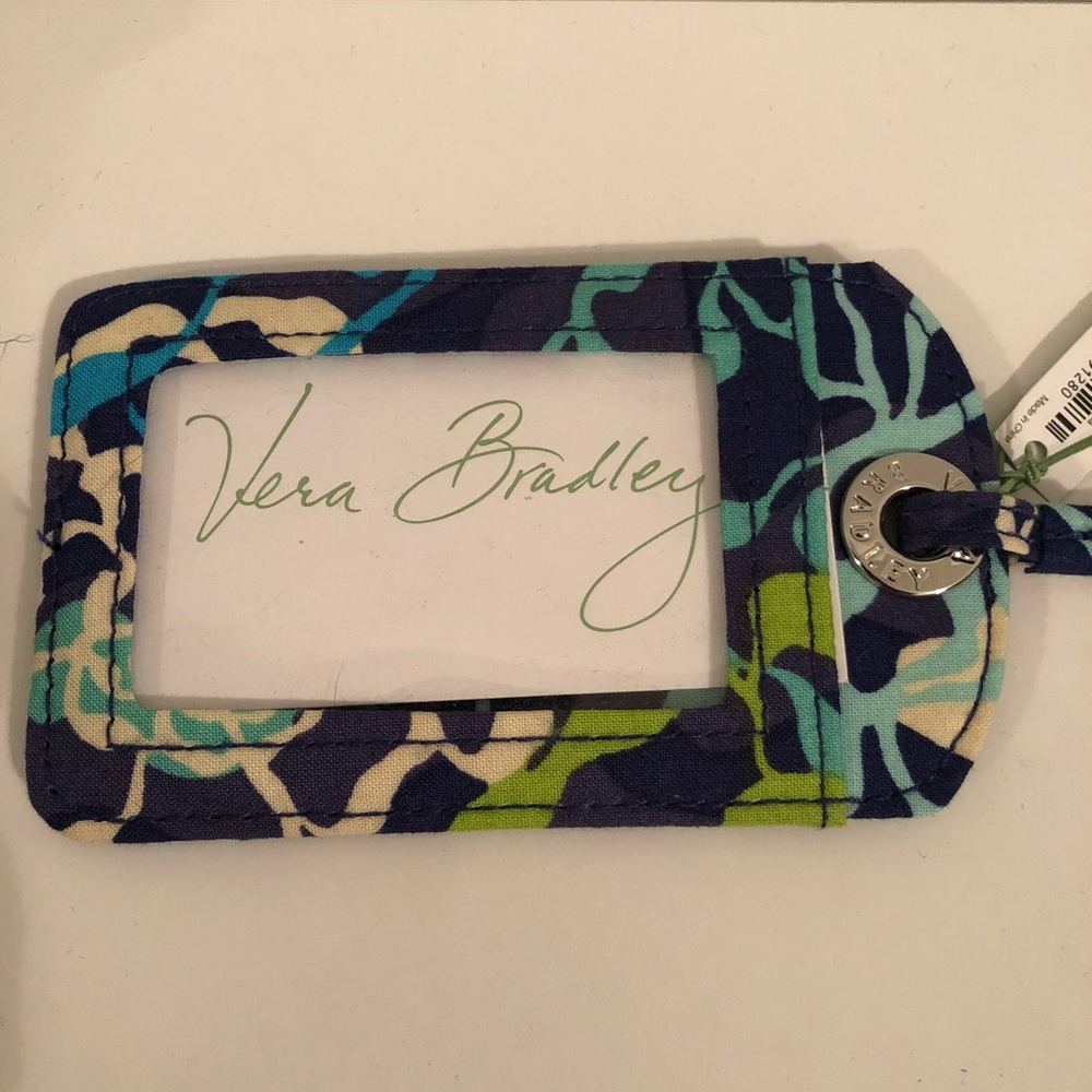 Vera Bradley Luggage Tag in “Katalina Blue”